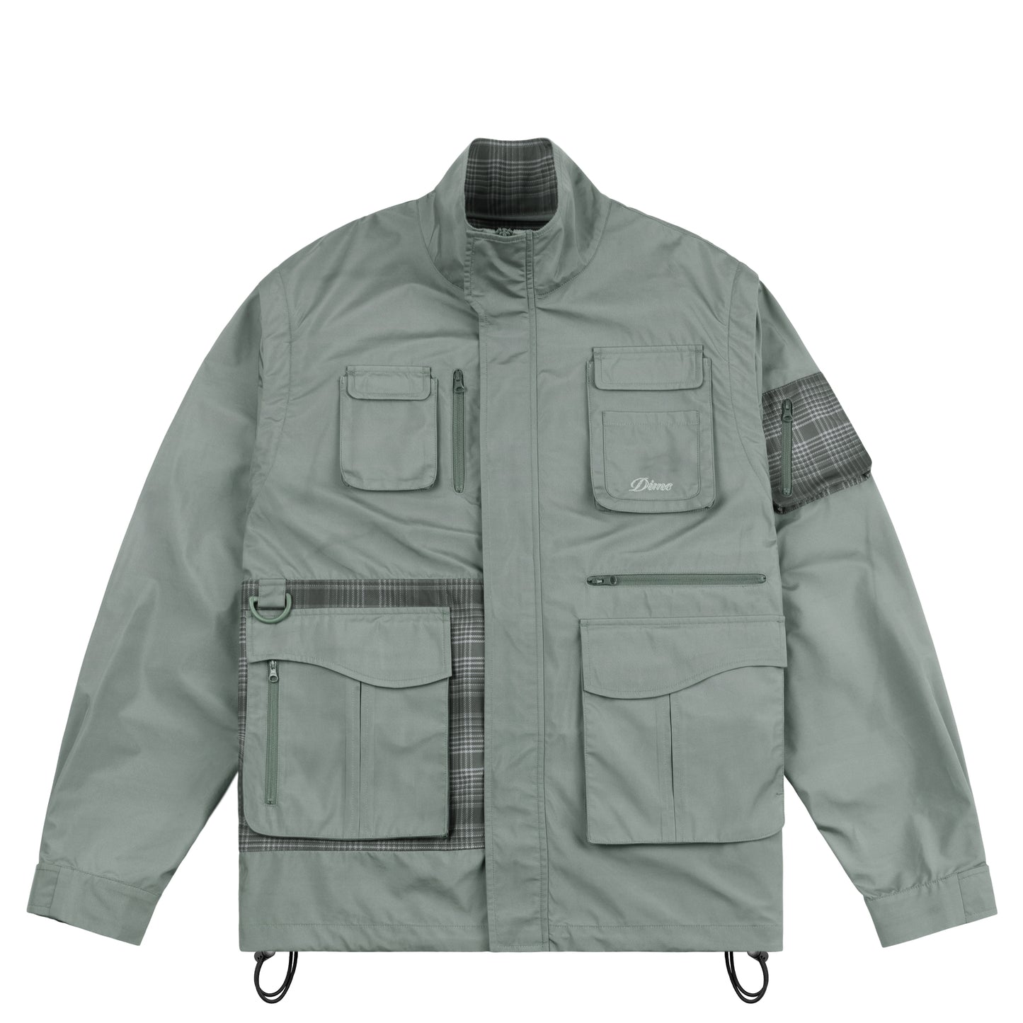 DIME MTL FISHING ZIP OFF JACKET OLIVE