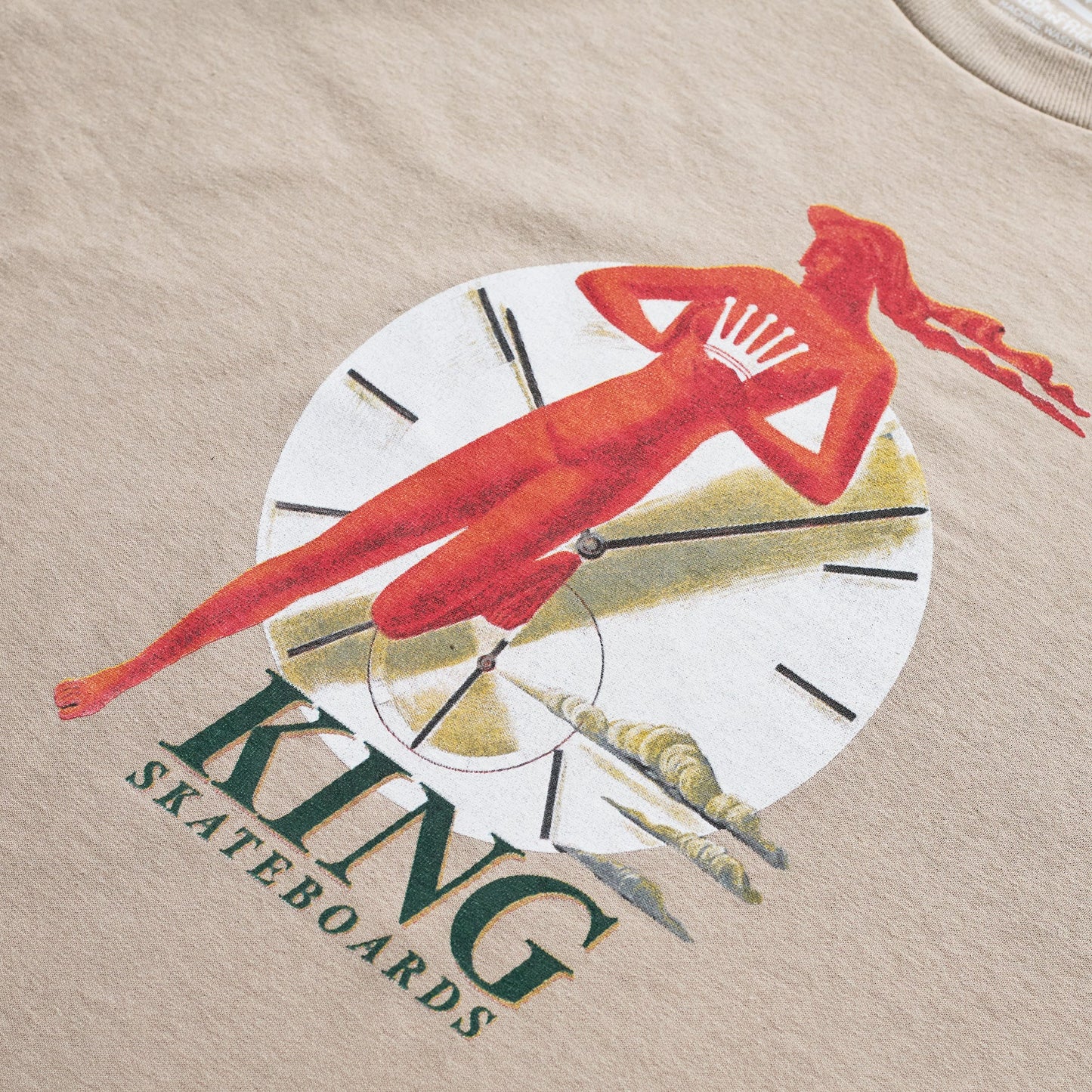 KING SKATEBOARDS TIME TEE SAND