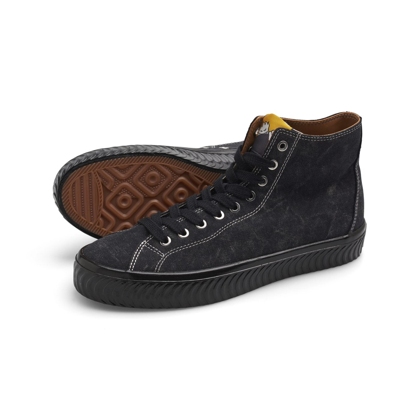 LAST RESORT AB X SPITFIRE WHEELS VM003 HI WASHED BLACK CANVAS