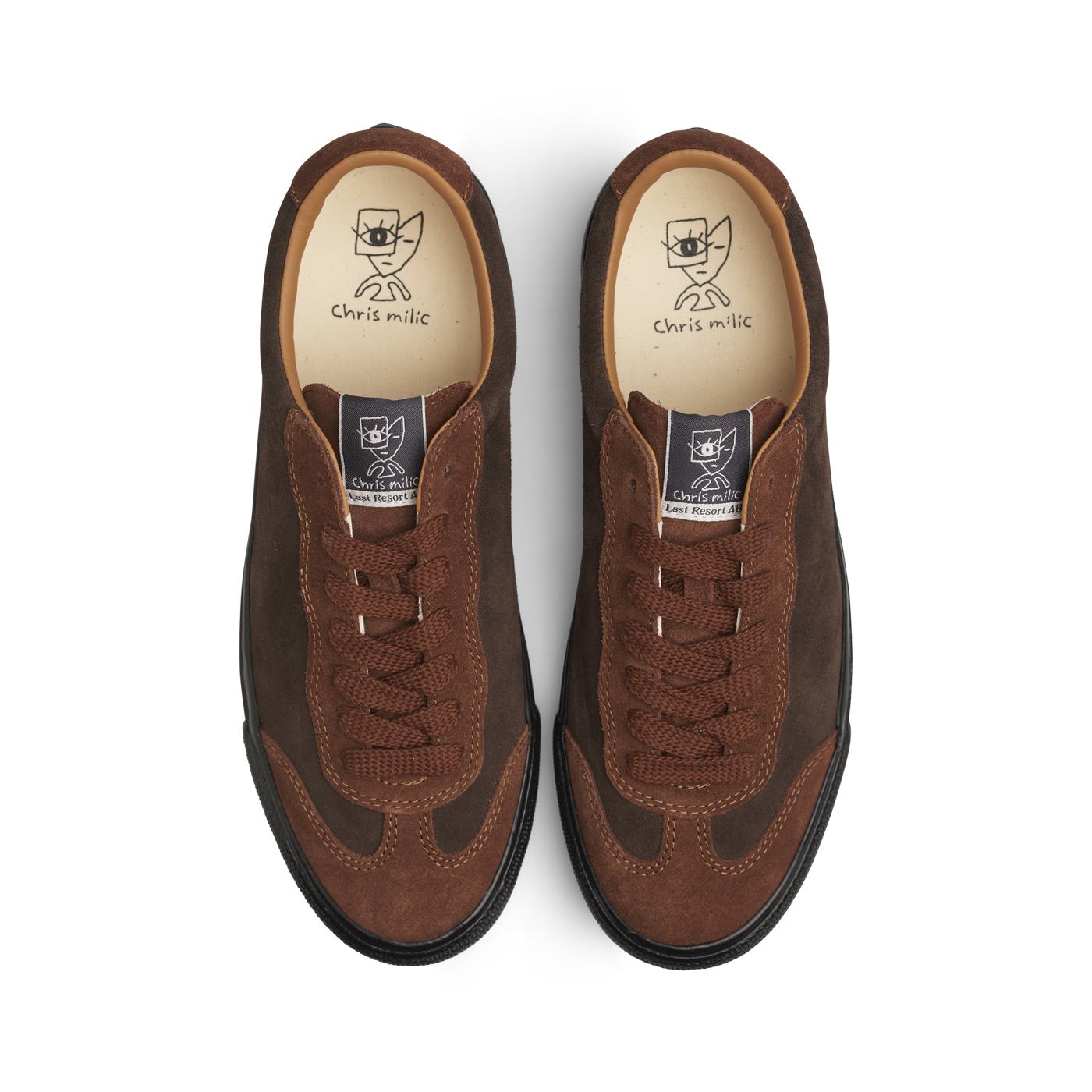 LAST RESORT AB VM004 MILLIC SUEDE DUO BROWN BLACK