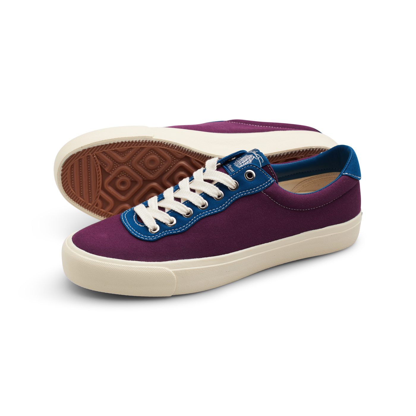 LAST RESORT AB X JULIAN SMITH VM001 LOW CANVAS PLUM/DIRTY BLUE
