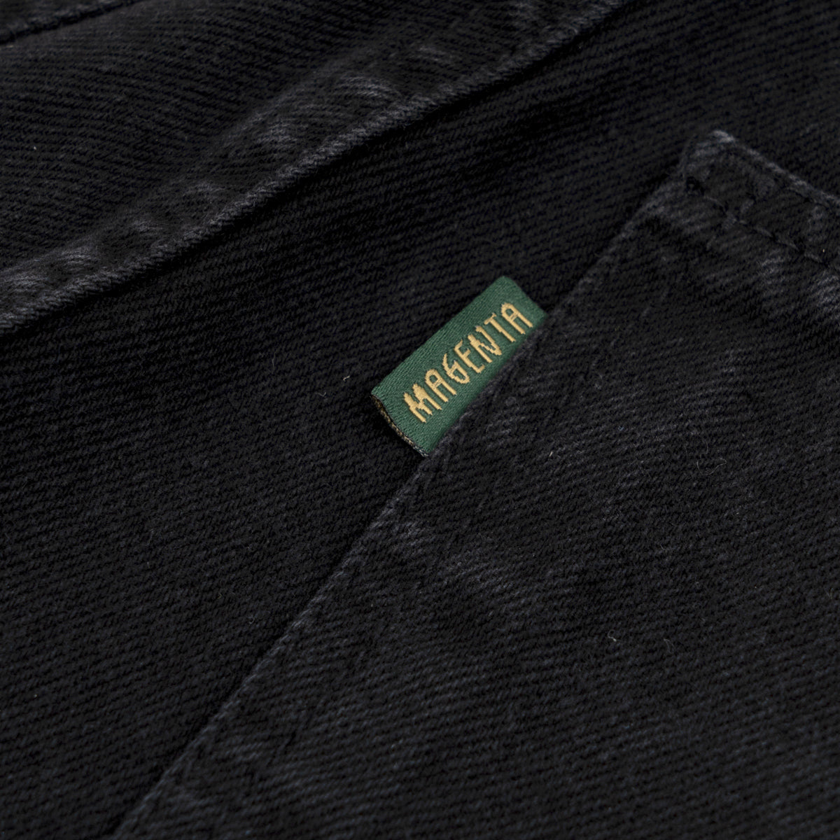 MAGENTA SKATEBOARDS LEDGE DENIM PANTS BLACK