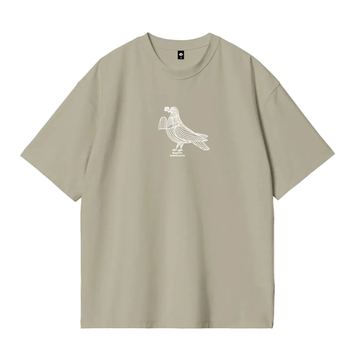MAGENTA SKATEBOARDS CAGED TEE BASELINE BEIGE