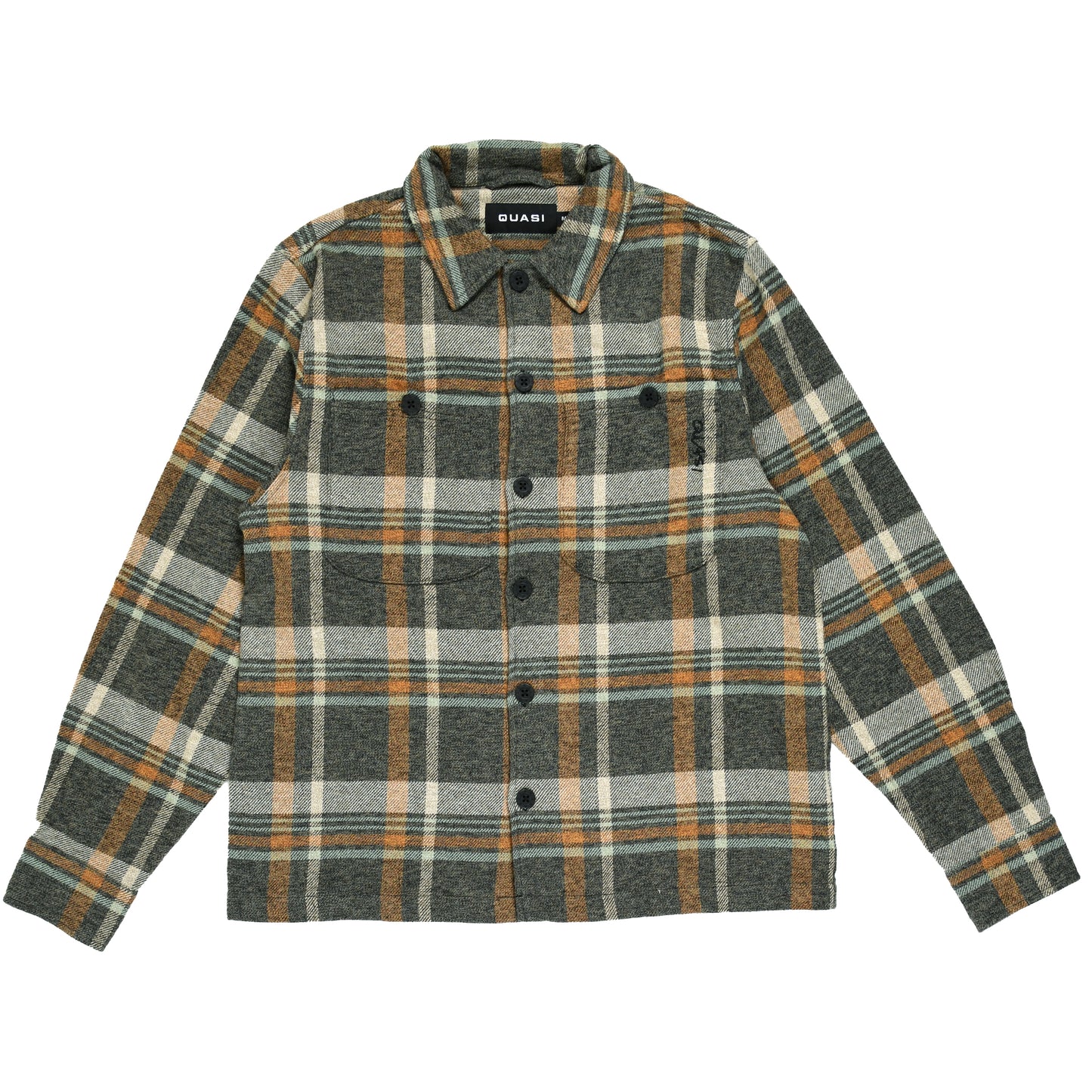 QUASI SKATEBOARDS NAOMI LS BUTTON UP HARVEST