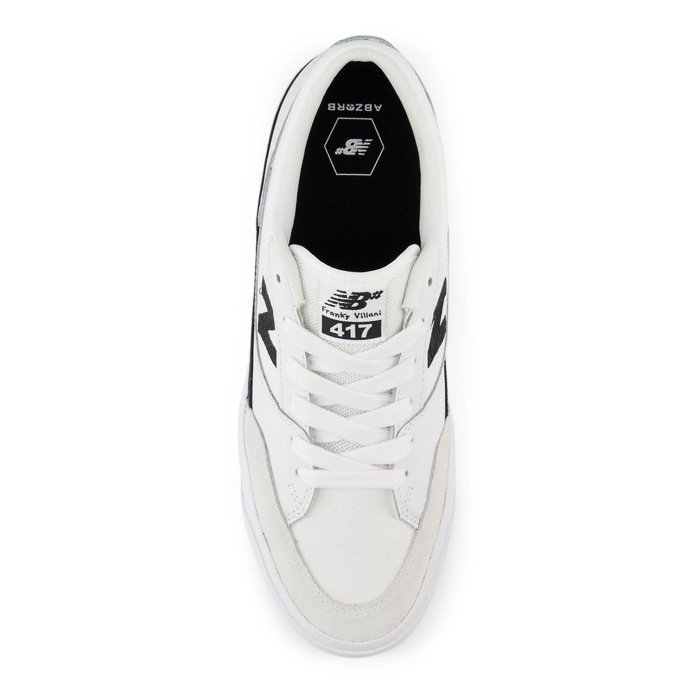 NEW BALANCE NUMERIC FRANKY VILLANI 417 LOW WHITE/BLACK