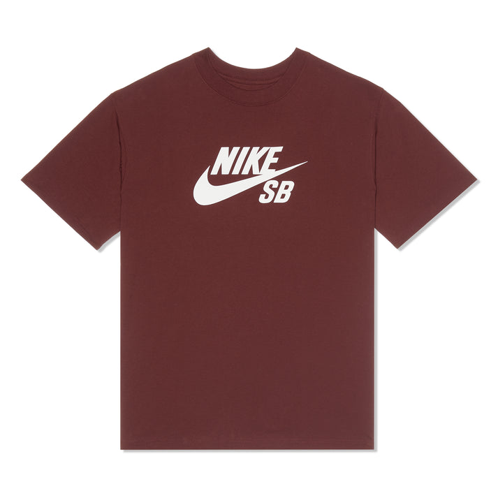 NIKE SB LOGO SKATE TEE DARK RED