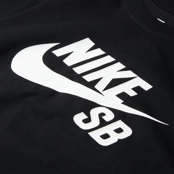 NIKE SB LOGO SKATE TEE BLACK