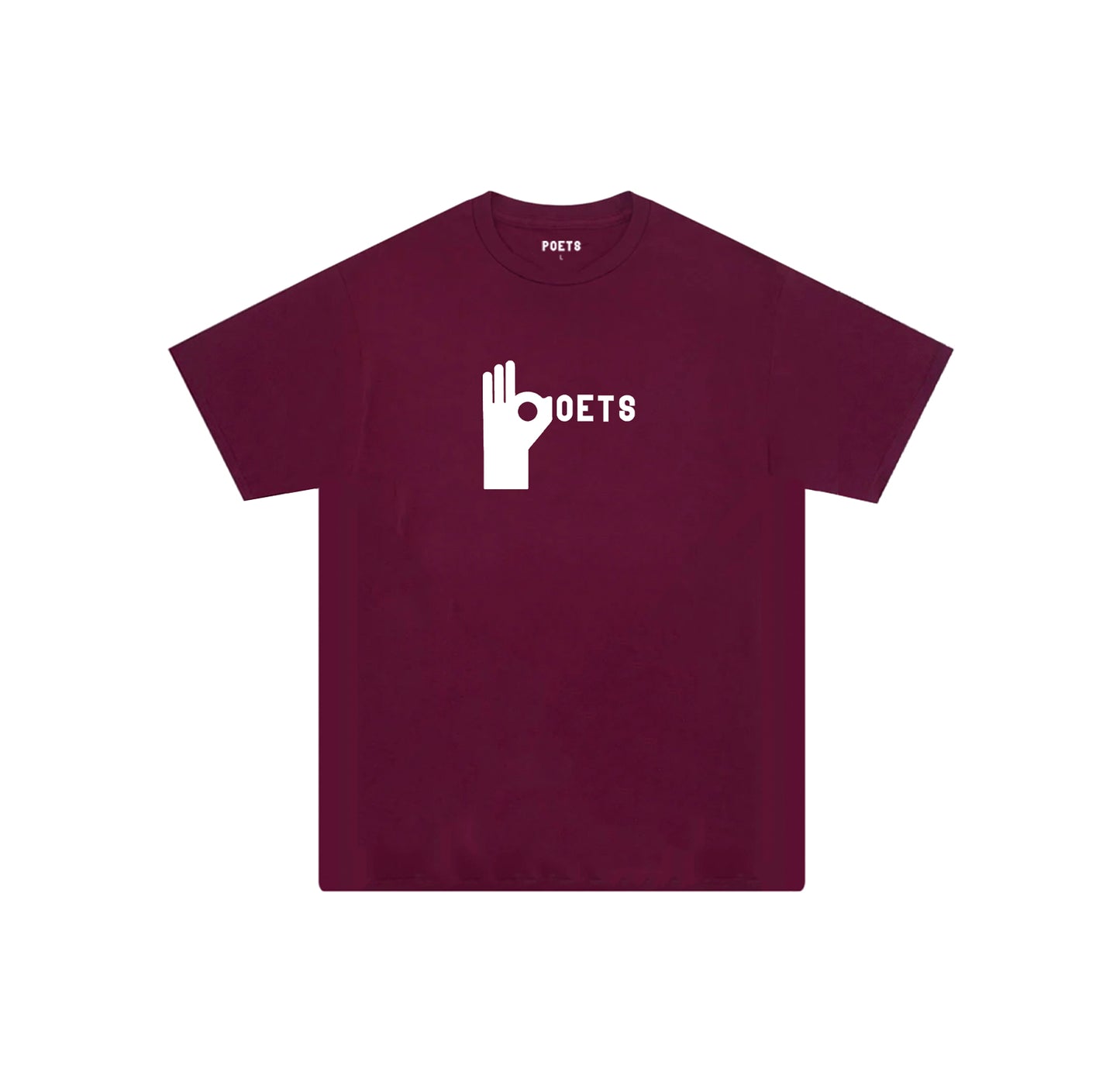 POETS BRAND OH LALA TEE BURGUNDY