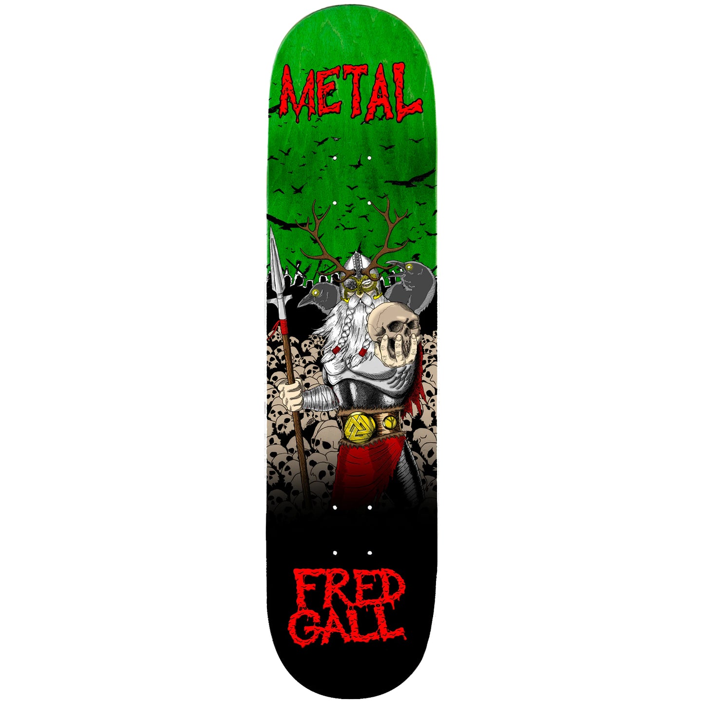 METAL SKATEBOARDS FRED GALL ODIN DECK 8.5