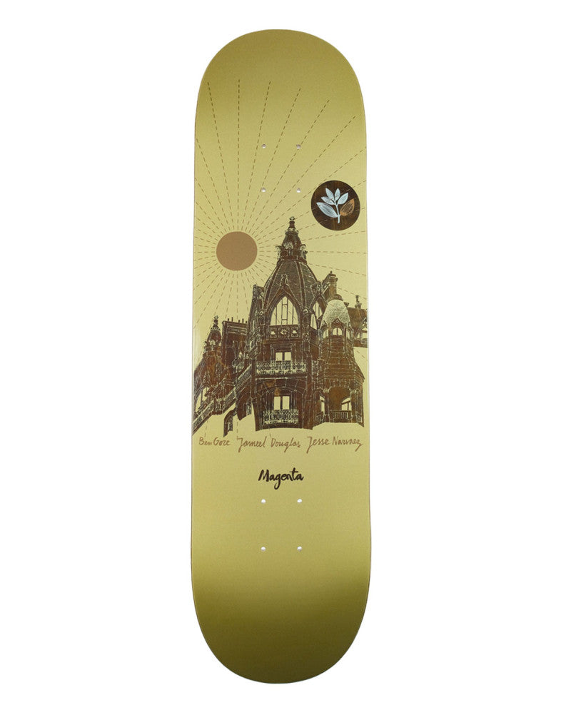 MAGENTA SKATEBOARDS DOUGLAS & NAVAREZ ROOFTOP SERIES DECK 8.25