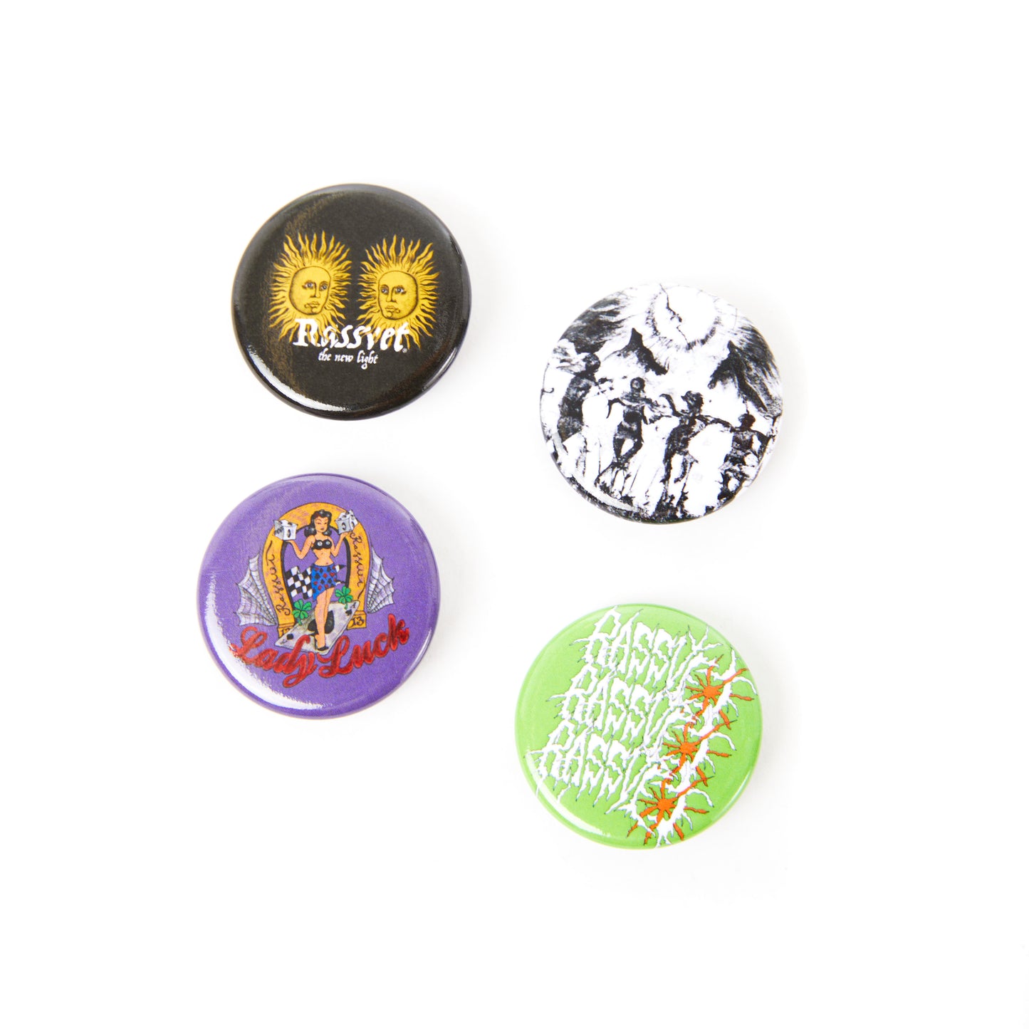 RASSVET / PACCBET METAL PINS