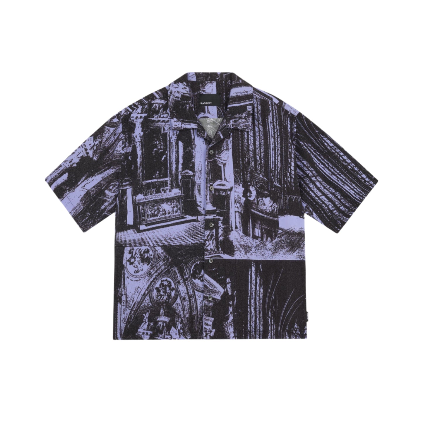 RASSVET / PACCBET CATHEDRAL SHIRT BLUE