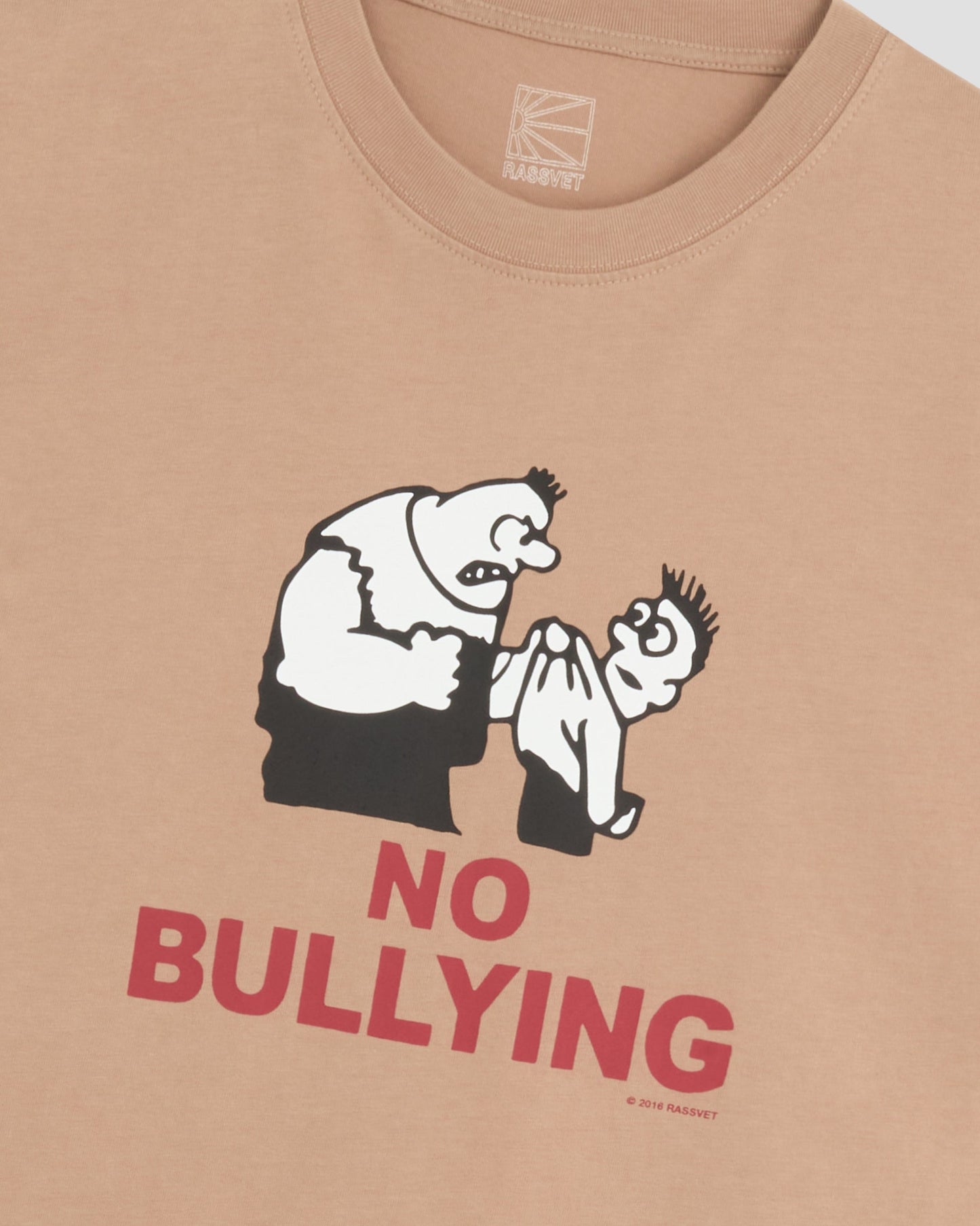 RASSVET / PACCBET NO BULLYING TEE BEIGE