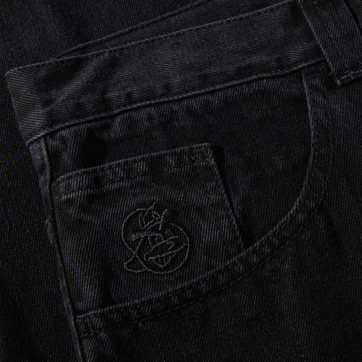 POLAR SKATE CO 93! DENIM PITCH BLACK