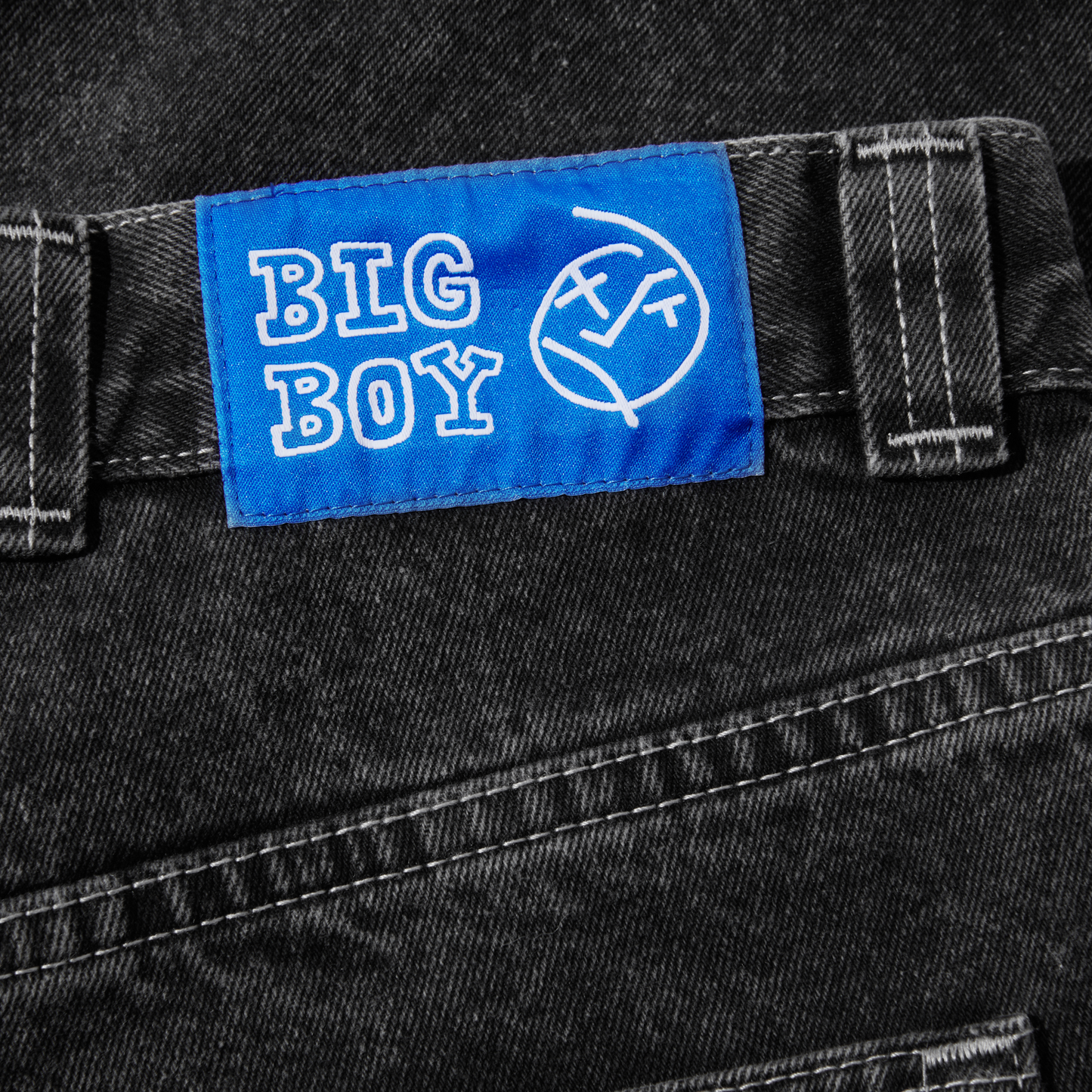 POLAR SKATE CO BIG BOY JEANS SILVER BLACK