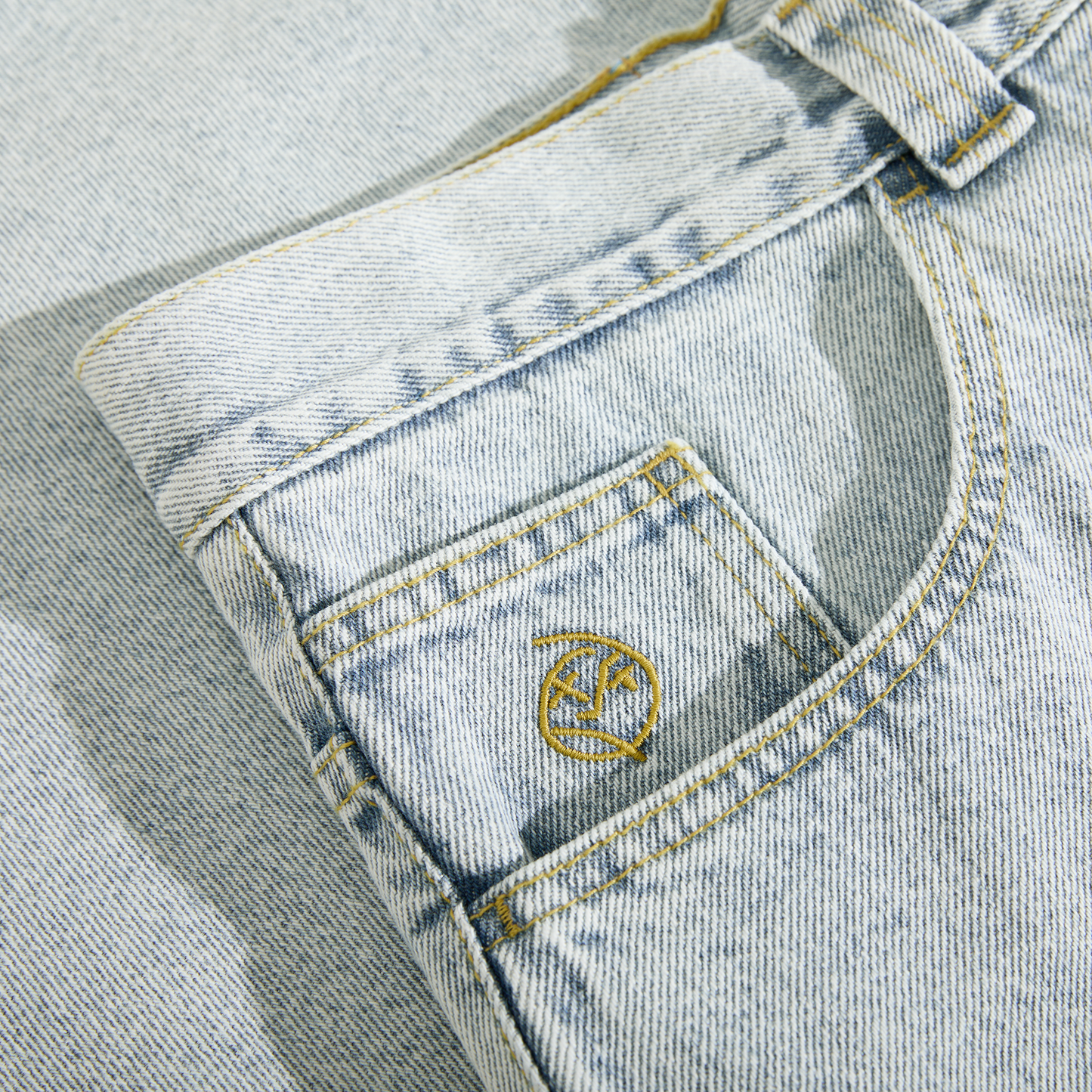 POLAR SKATE CO BIG BOY SHORTS LIGHT BLUE