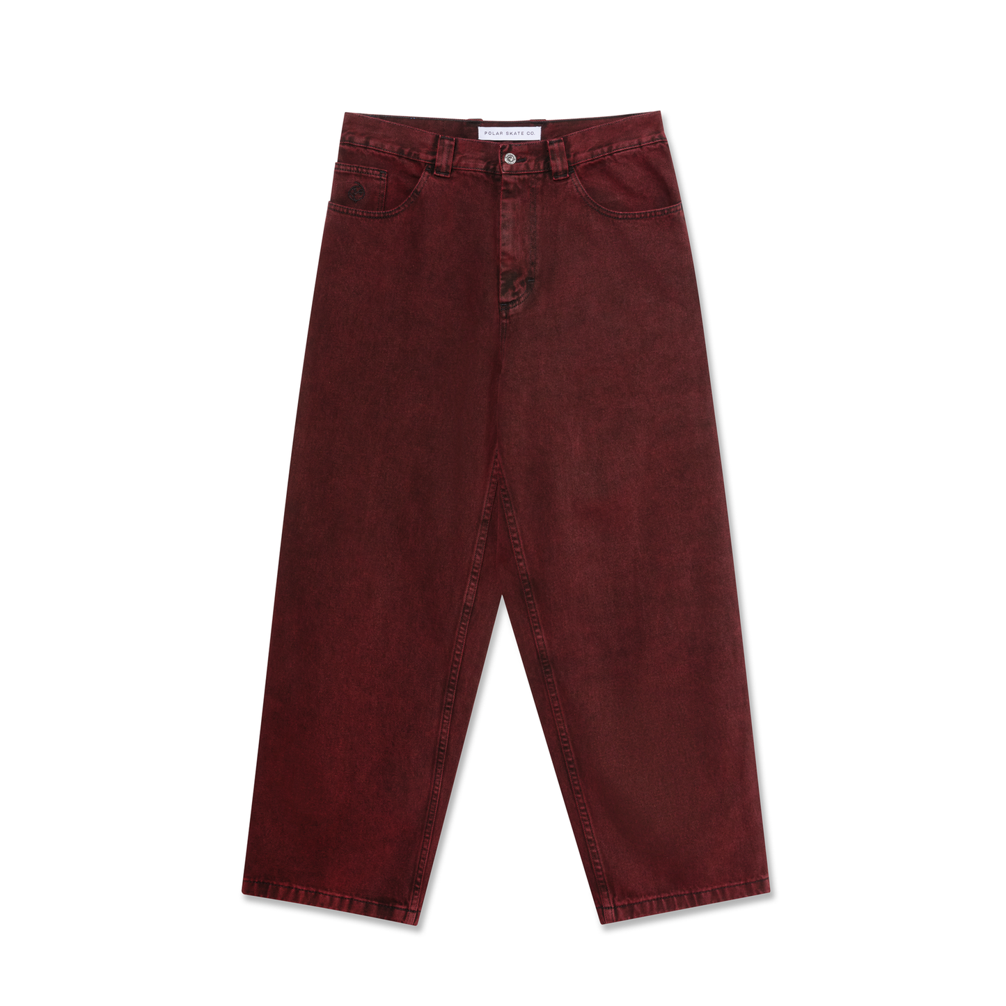 POLAR SKATE CO BIG BOY PANTS RED BLACK