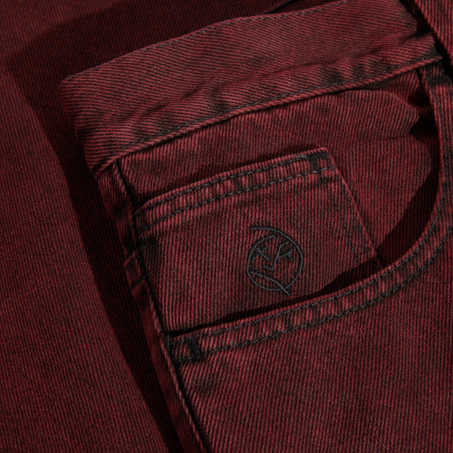 POLAR SKATE CO BIG BOY PANTS RED BLACK