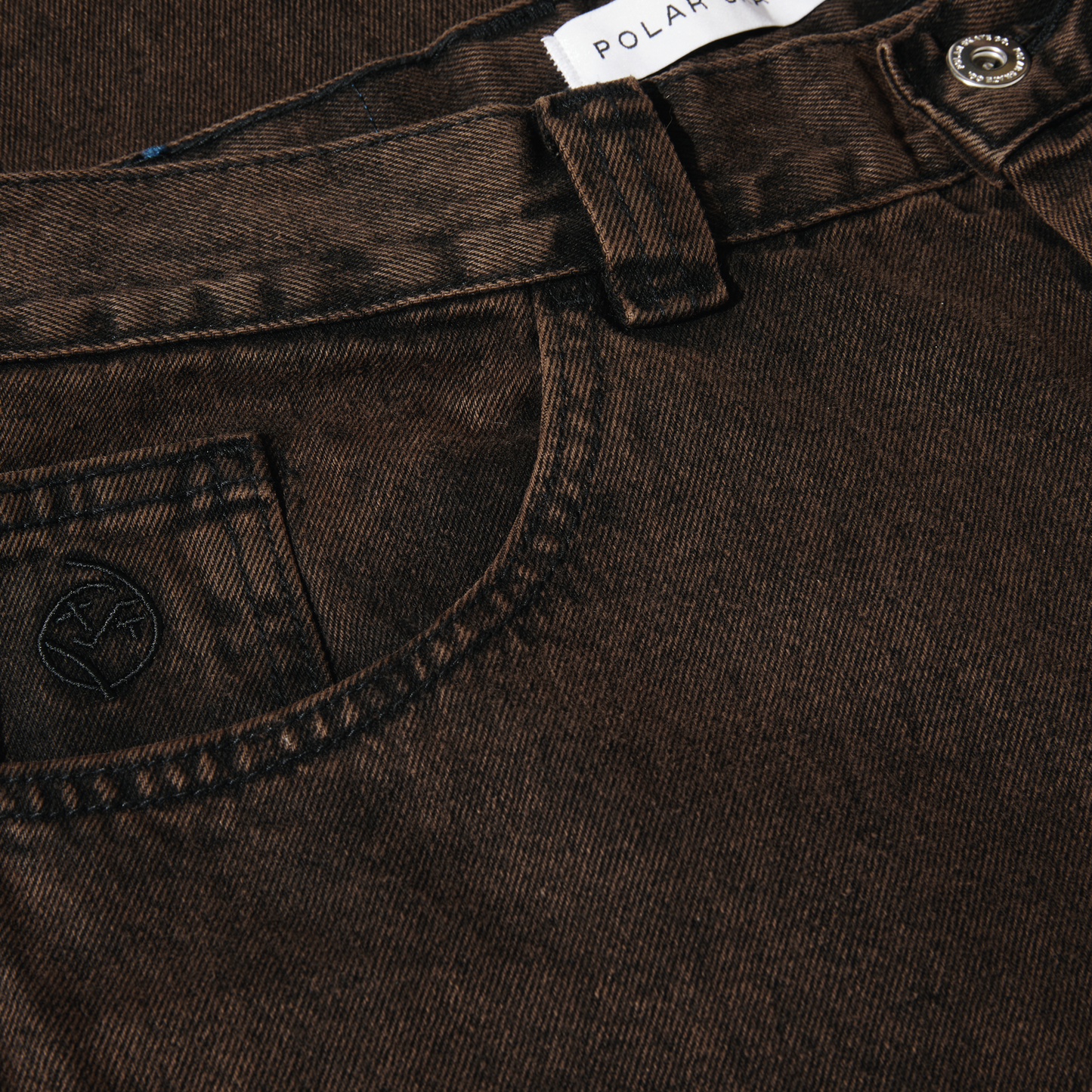 POLAR SKATE CO BIG BOY JEANS BROWN BLACK