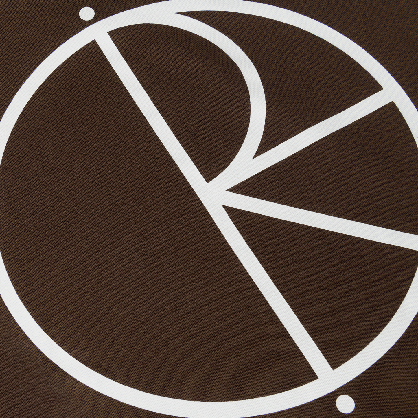POLAR SKATE CO DAVE HOODIE STROKE LOGO CHOCOLATE