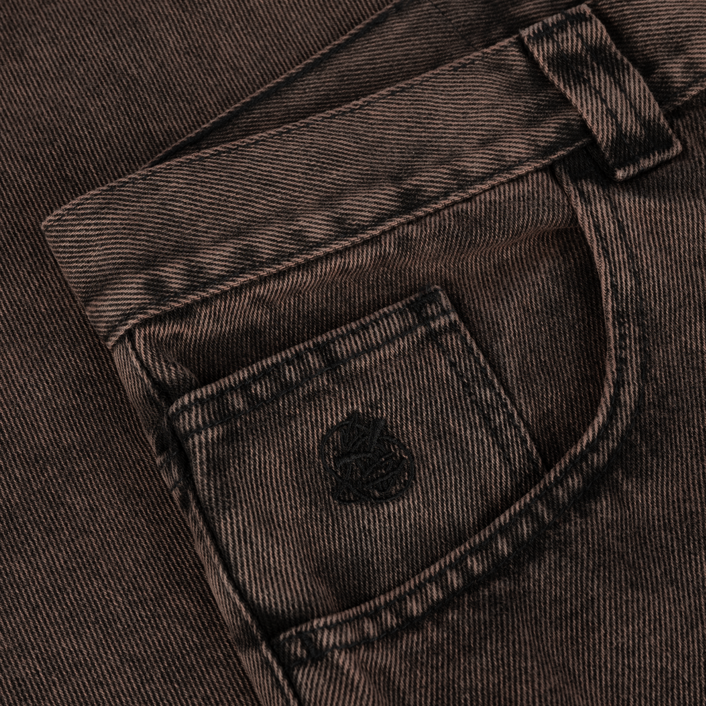 POLAR SKATE CO '93! DENIM MUD BROWN
