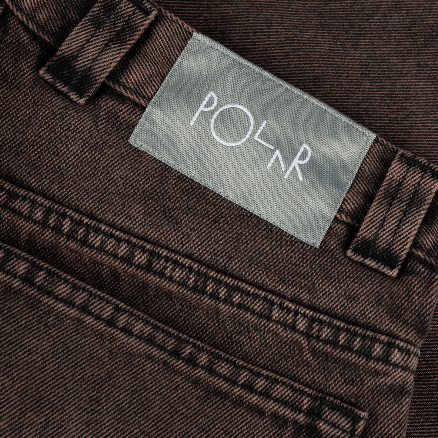 POLAR SKATE CO '93! DENIM MUD BROWN