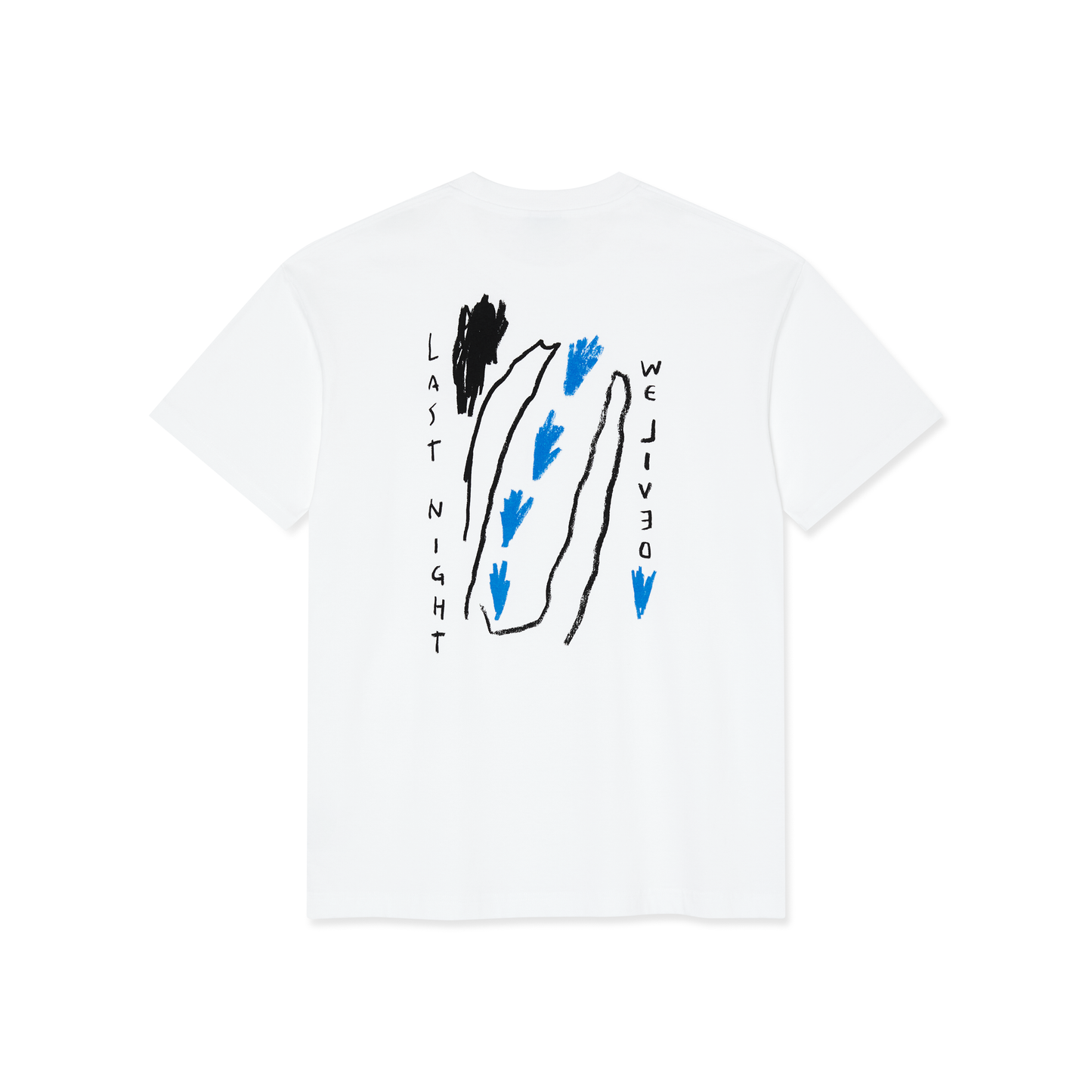 POLAR SKATE CO LAST NIGHT TEE WHITE