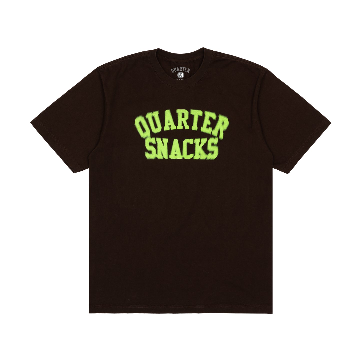 QUARTERSNACKS NYC MOTION ARCH TEE BROWN