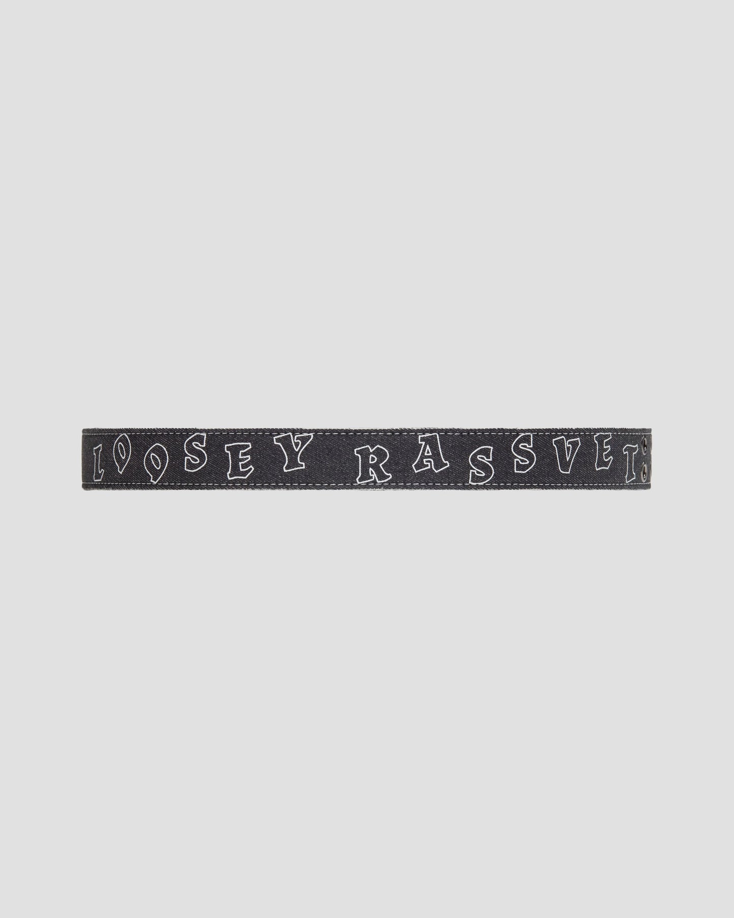 RASSVET / PACCBET X LOOSEY FRAYED CANVAS BELT CHARCOAL