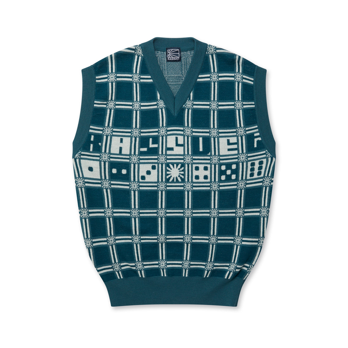 RASSVET / PACCBET CARD SUITE KNIT SLEEVELESS JUMPER