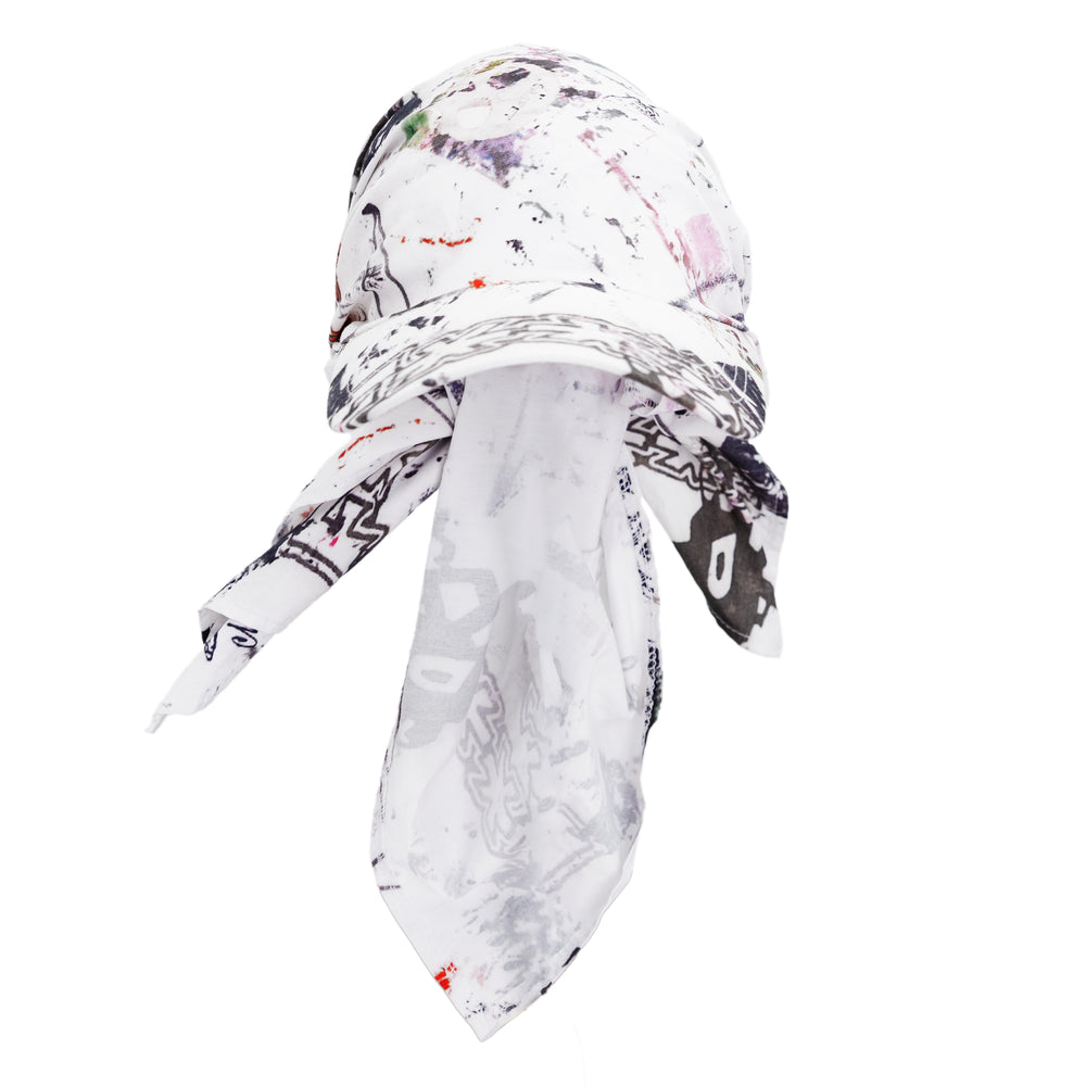 CARPET COMPANY RAG BANDANA HAT WHITE
