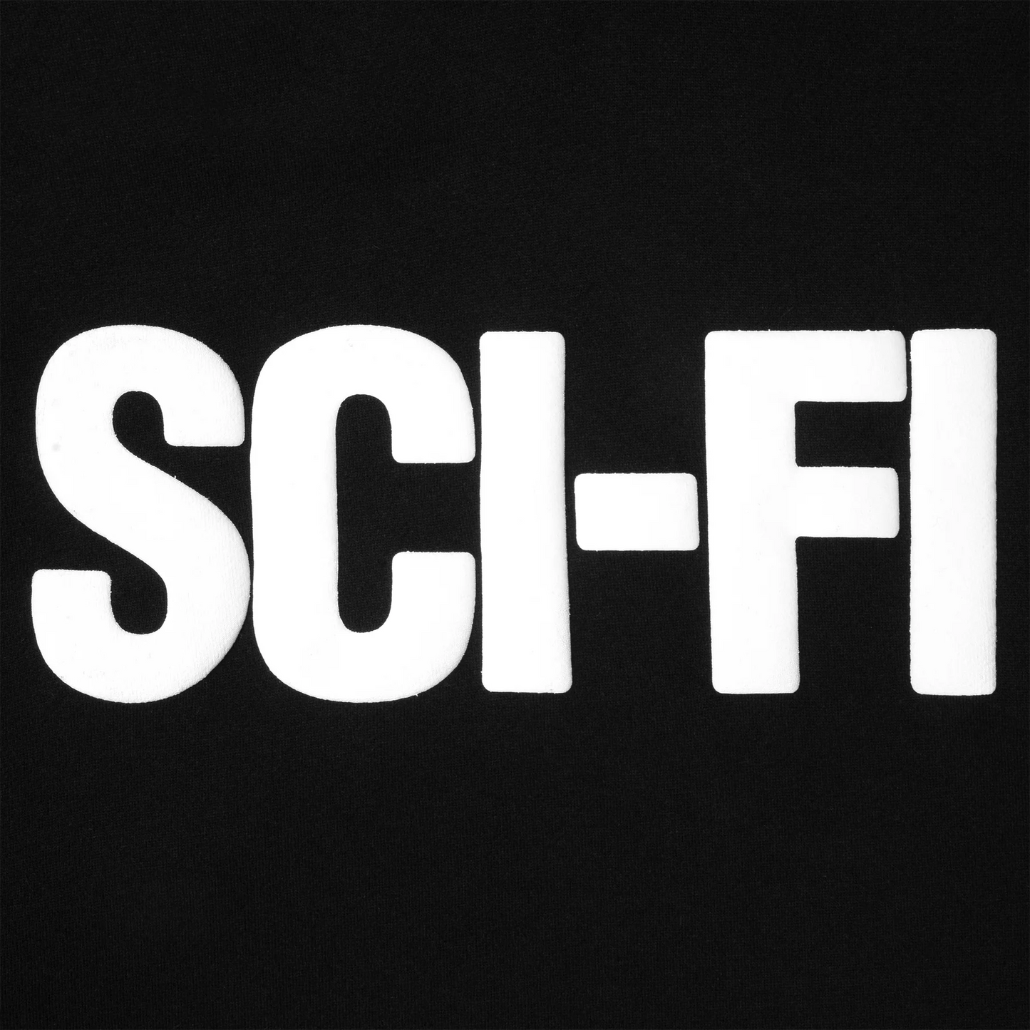SCI-FI FANTASY BIG LOGO HOOD BLACK