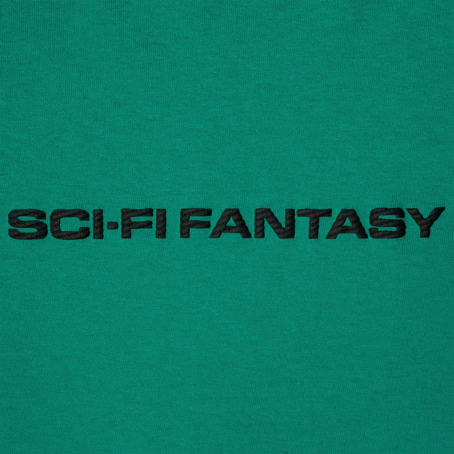 SCI-FI FANTASY TEXTURED LOGO TEE GREEN