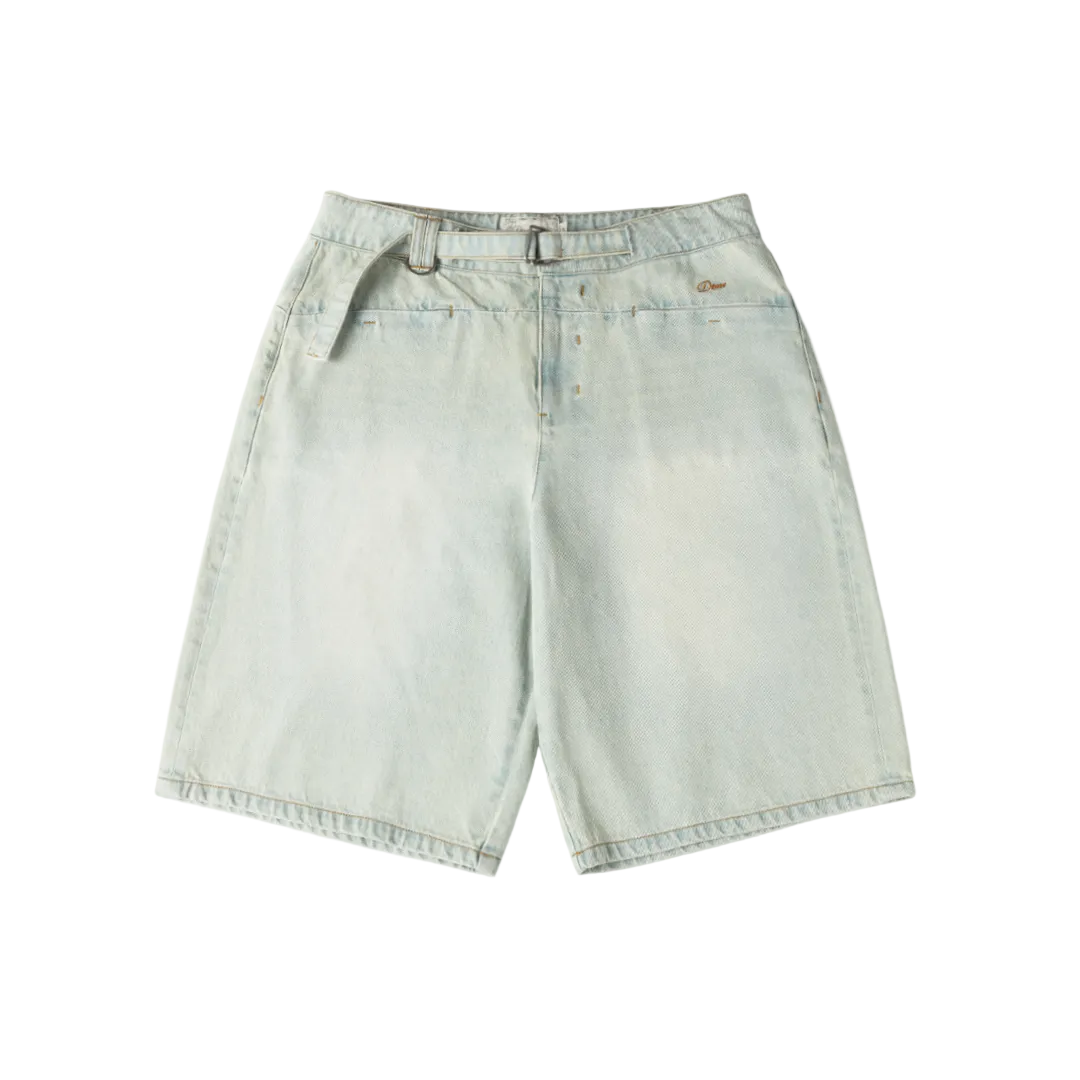 DIME MTL TECH DENIM SHORTS BLEACHED SKY