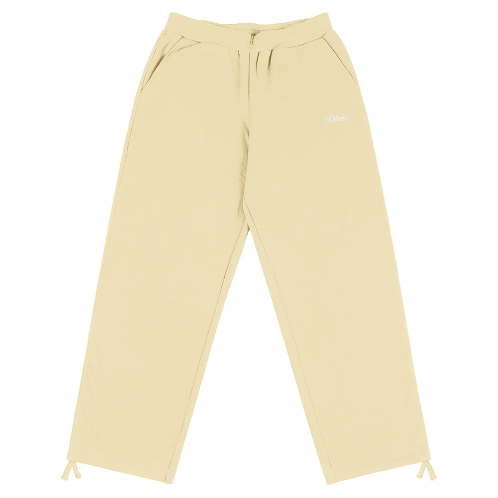 DIME MTL CURSIVE SMALL LOGO SWEATPANTS CLOUD CREAM