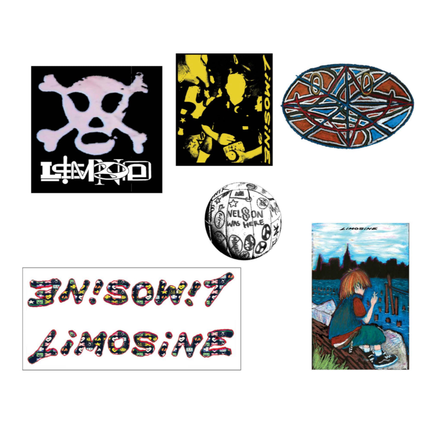 LIMOSINE SKATEBOARDS NELSON STICKER PACK