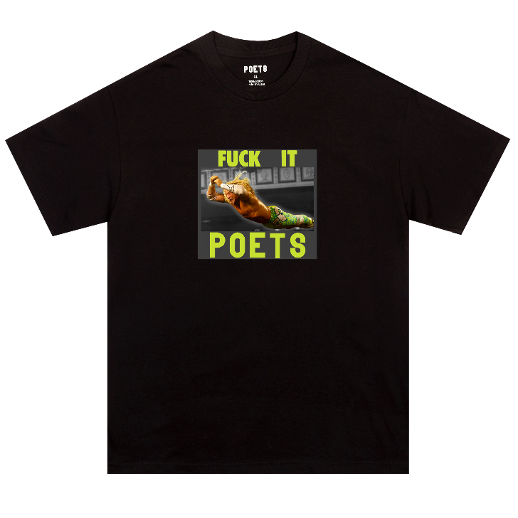 POETS BRAND FUCK IT TEE BLACK