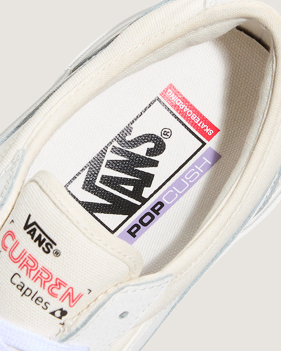 VANS SKATE CURREN CAPLES WHITE/WHITE