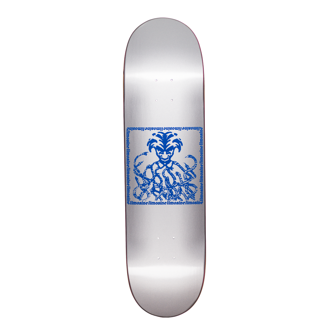 LIMOSINE SKATEBOARDS SNAKE PIT DECK SILVER BLUE