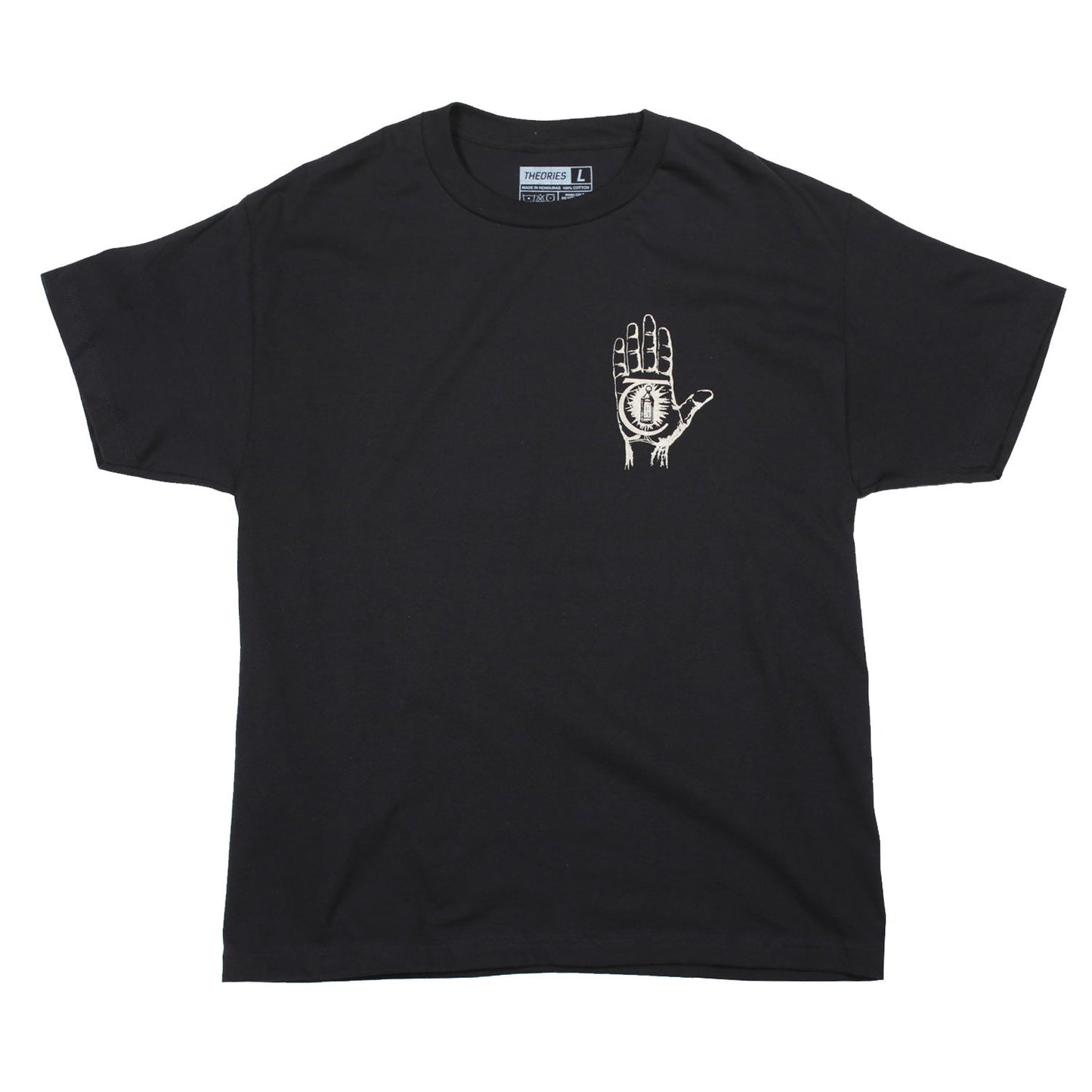 THEORIES SKATEBOARDS RASPUTIN INVERTED TEE BLACK