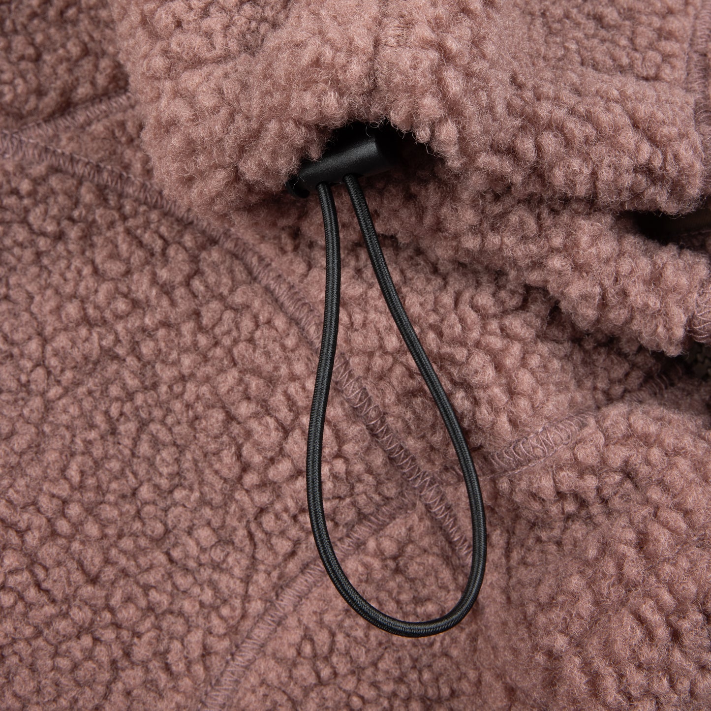 DIME MTL COVERSTITCH SHERPA FLEECE MAUVE