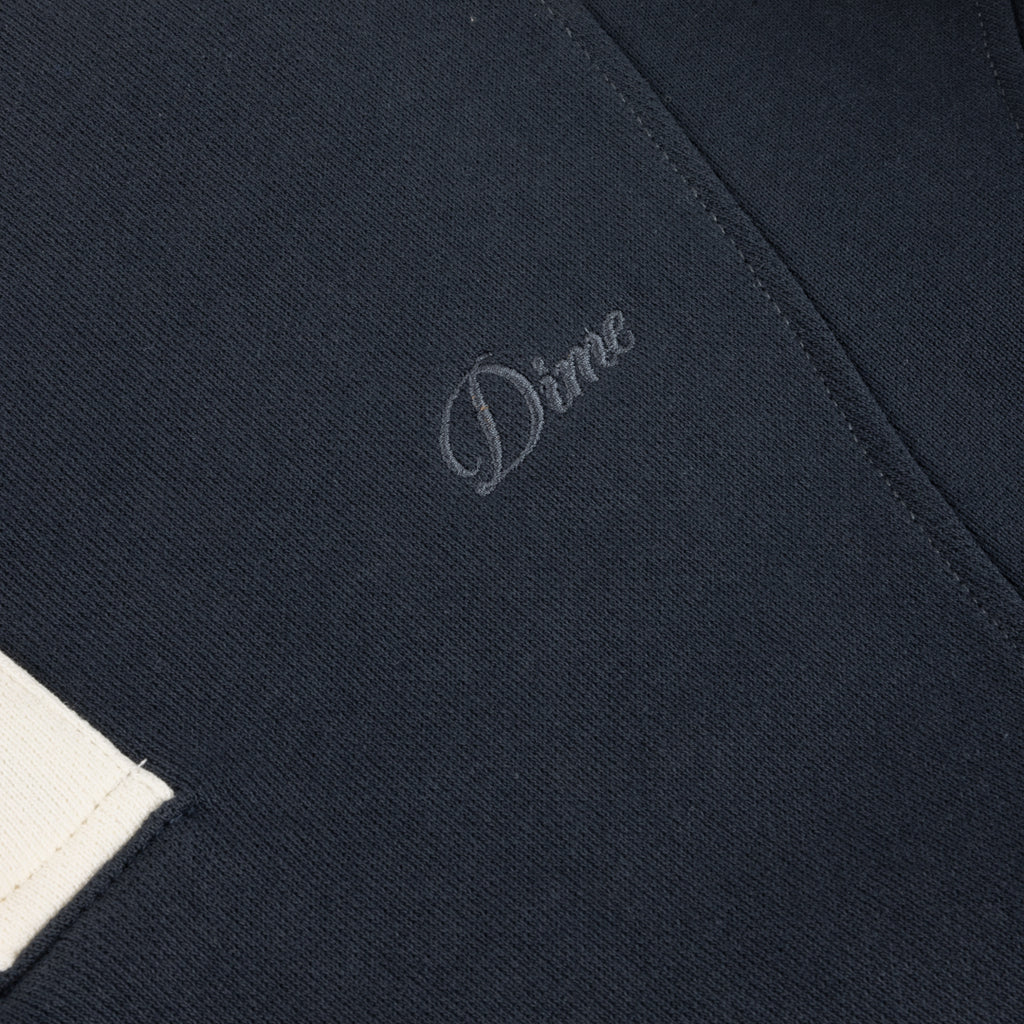 DIME MTL FRENCH TERRY RUGBY SHIRT NAVY