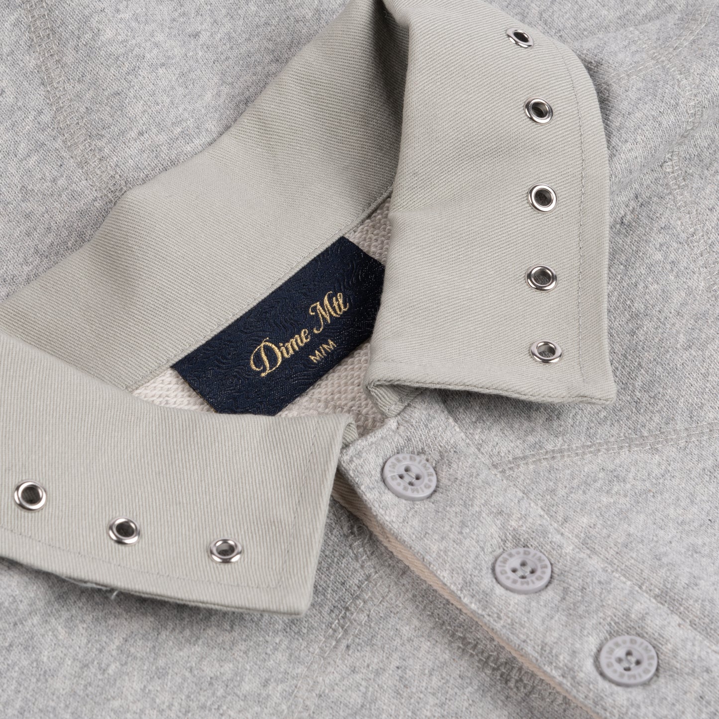 DIME MTL WAVE RUGBY HEATHER GREY