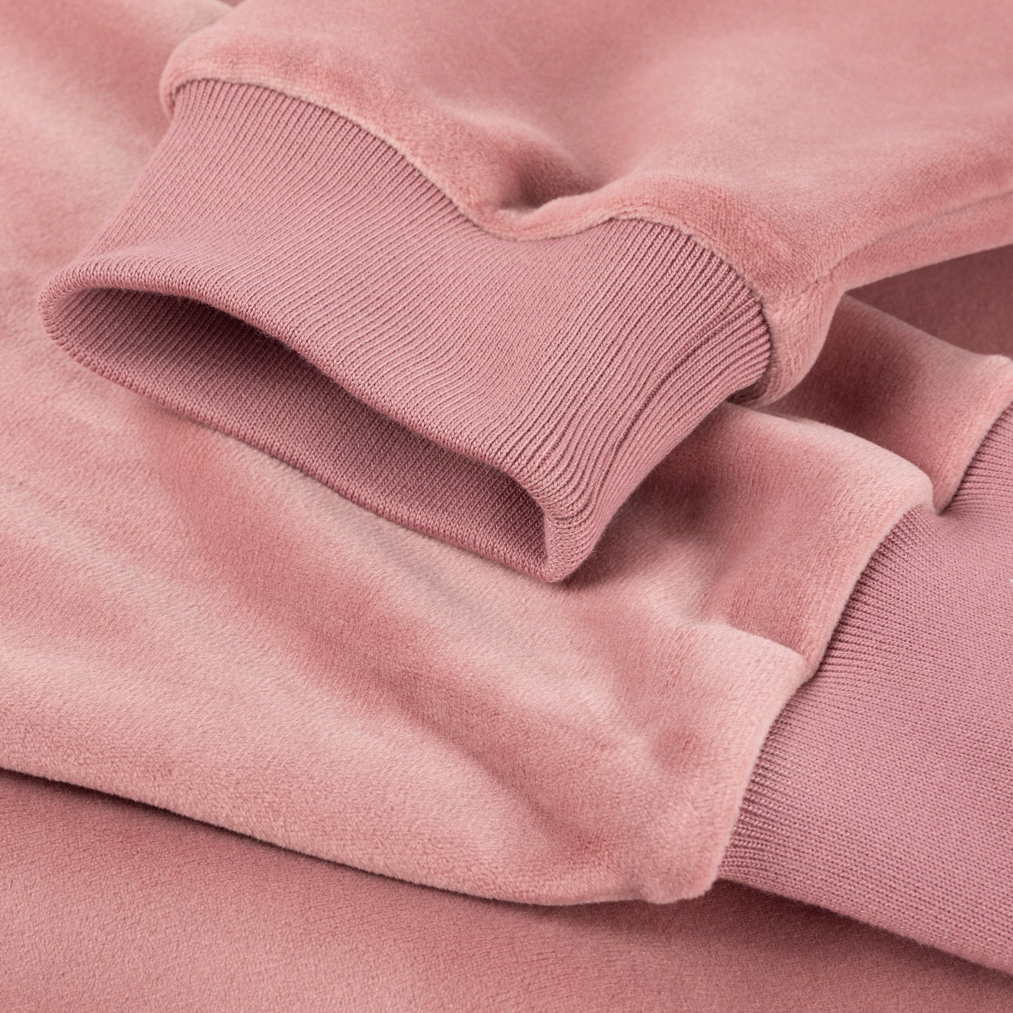 DIME MTL CURSIVE VELVET CREWNECK DUSTY PINK