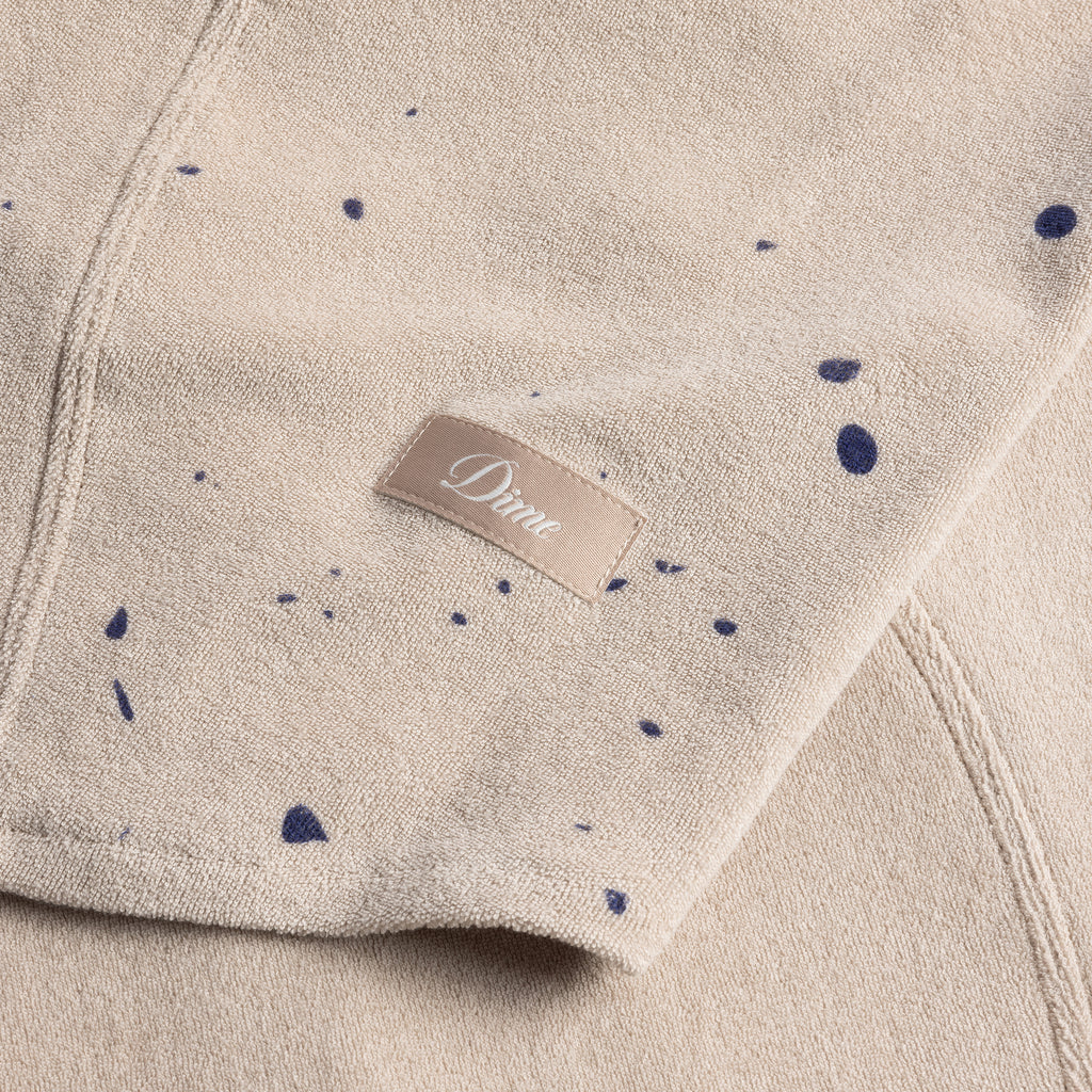 DIME MTL TERRY CLOTH PAINTED SHIRT TAN