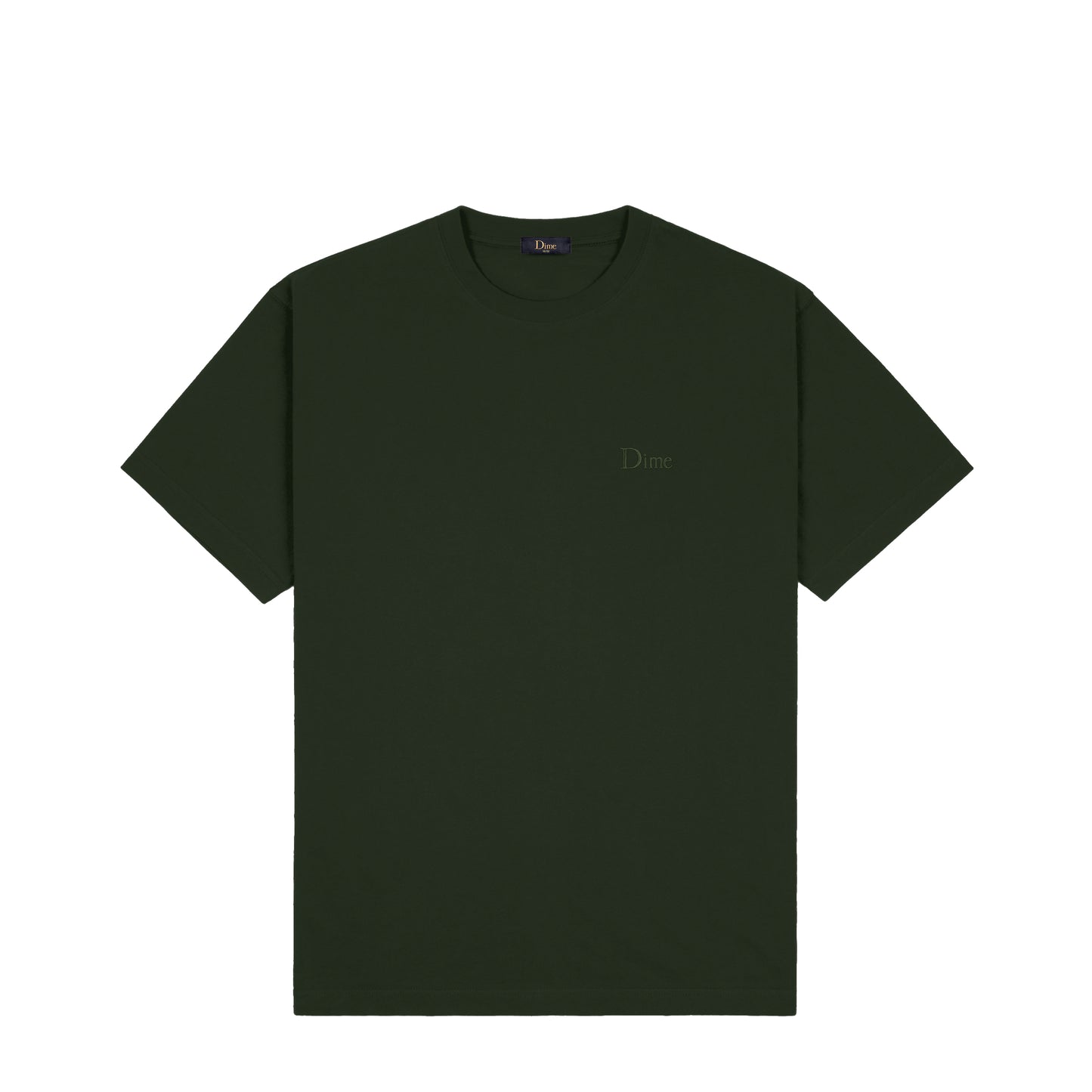DIME MTL SMALL LOGO TEE FOREST GREEN