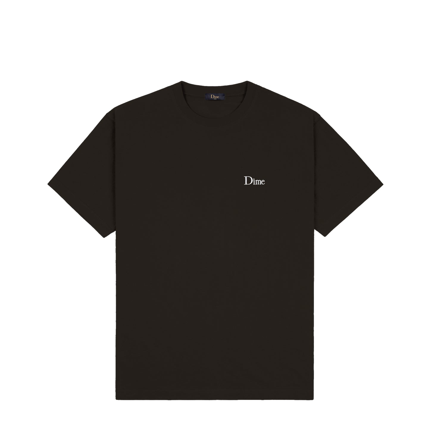 DIME MTL SMALL LOGO TEE VINTAGE BLACK