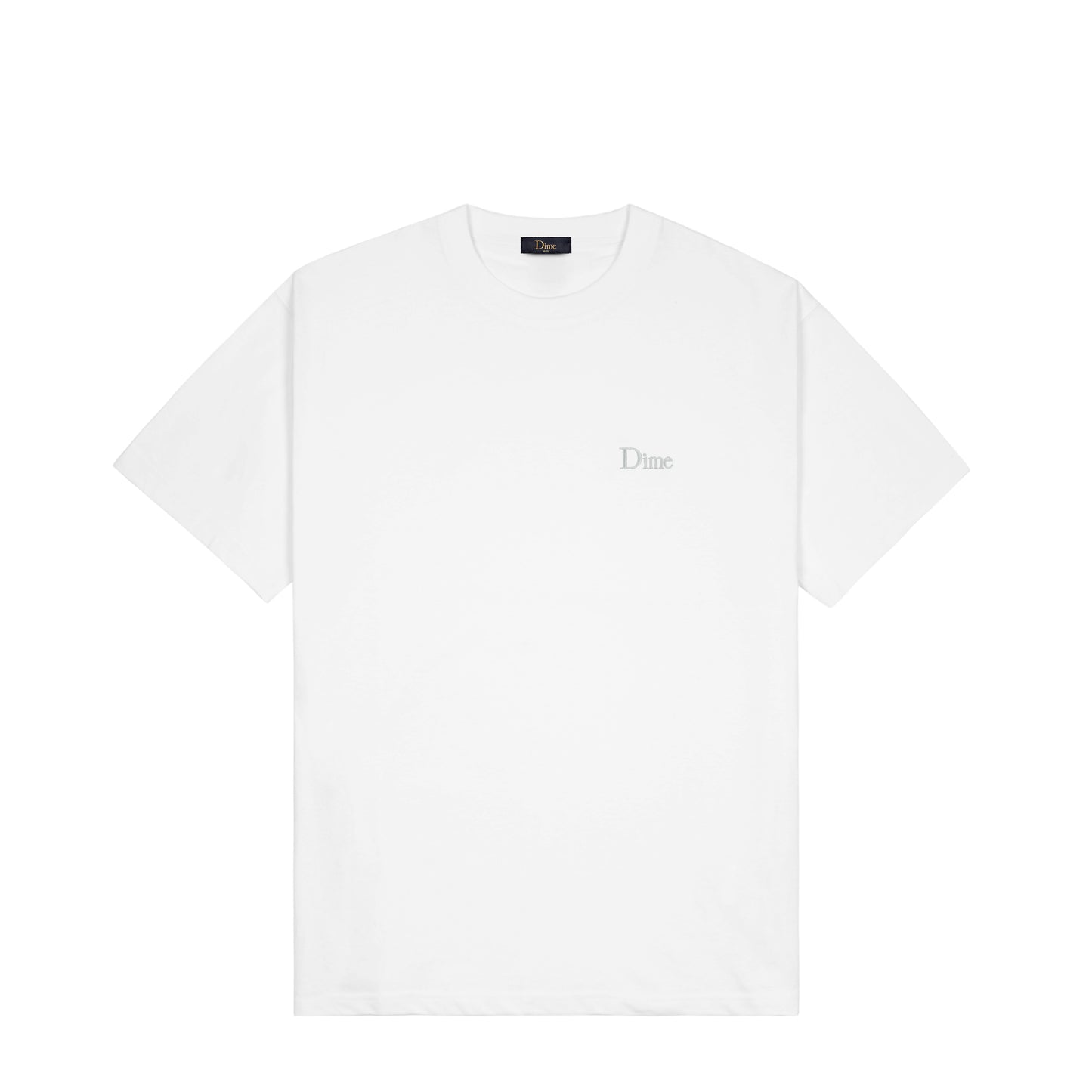 DIME MTL SMALL LOGO TEE WHITE