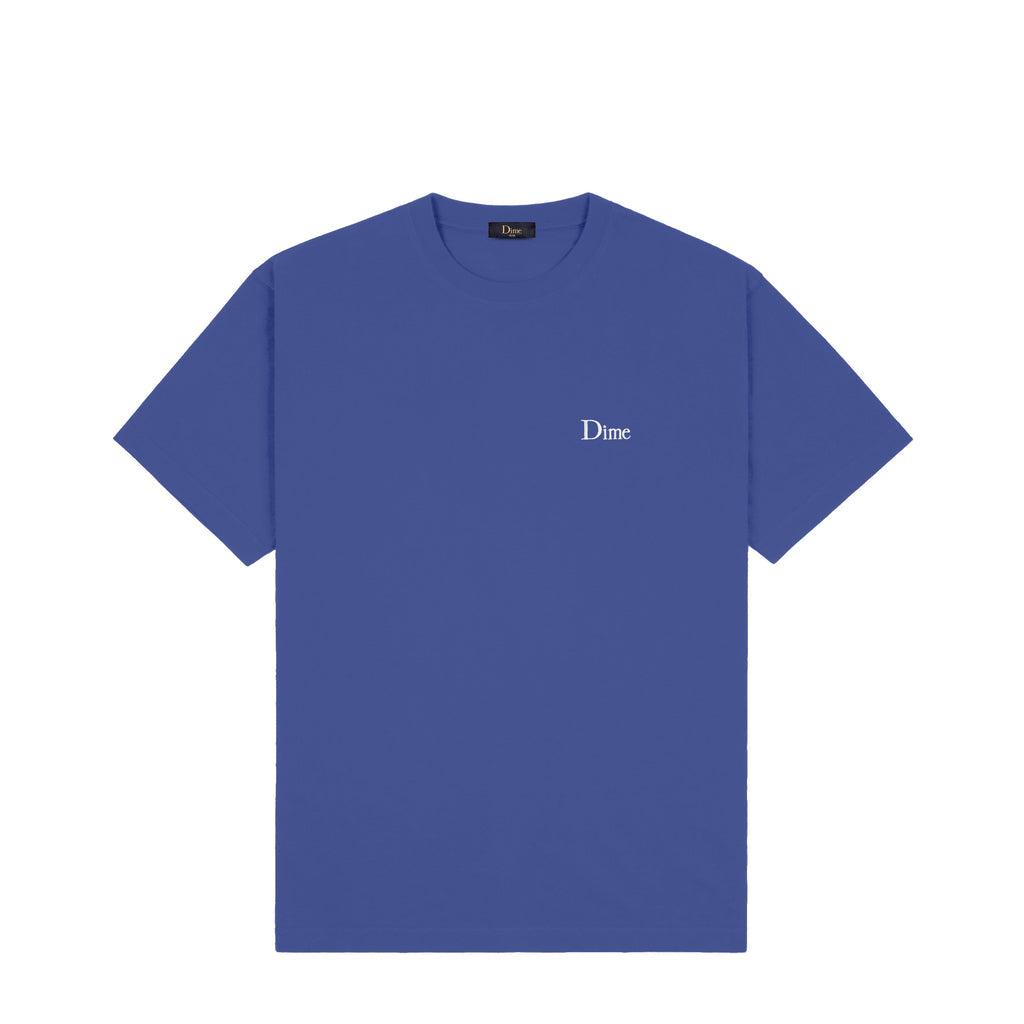DIME MTL CLASSIC SMALL LOGO TEE INDIGO