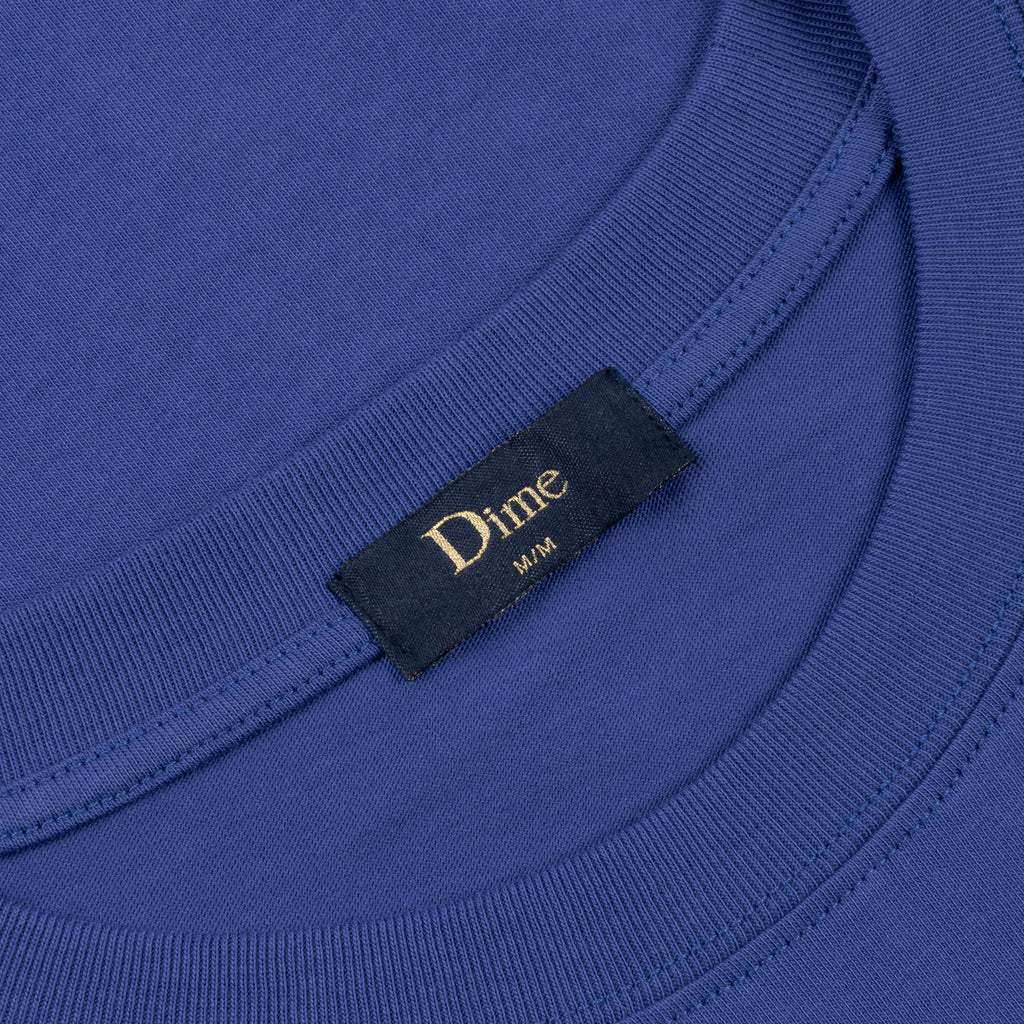 DIME MTL CLASSIC SMALL LOGO TEE INDIGO